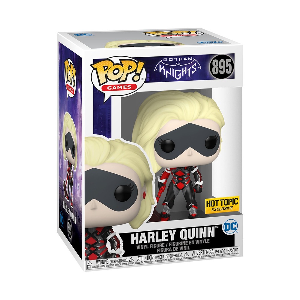 Funko Pop Harley Quinn Gotham Knights 895 Hot Topic Exclusive DC Universe Vinyl